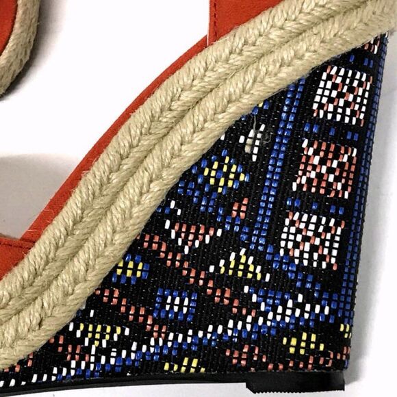 CHARLES DAVID BAY Wedge Ankle Sandals 9.5 in BOX - Picture 5 of 8